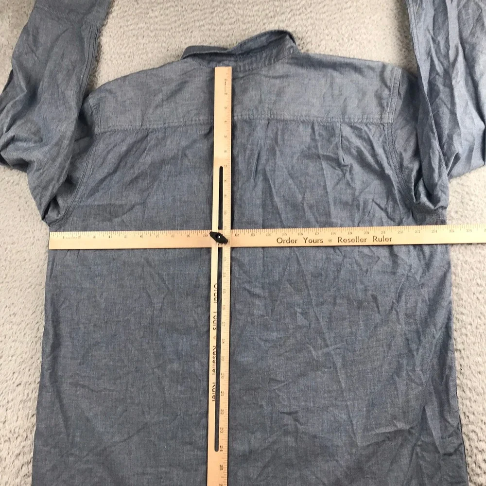Carhartt Fort Loose Fit Midweight Chambray Long Sleeve Shirt Mens L NEW NWT